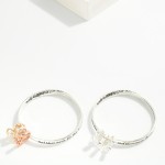 Wholesale nurse s Blessing Engraved Metal Bangle Bracelet Stethoscope Accents D