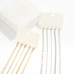 Wholesale set Five Chain Link Bracelets D Extender L