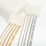 Wholesale set Five Chain Link Rhinestone Bracelets D Extender L