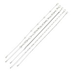 Wholesale chain Link Bracelet Pearl Details D Extender L