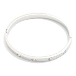 Wholesale metal Hinged Bangle Bracelet Rhinestone Details Stainless Steel Water