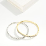 Wholesale metal Hinged Bangle Bracelet Rhinestone V Details Stainless Steel Wate