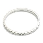 Jubilee Chain Link Bangle Bracelet

- Stainless Steel
- Approximately 2.25" D