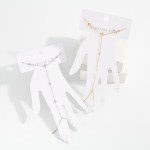 Wholesale chain Link Hand Chain Rhinestone Geometric Stations D Extender L