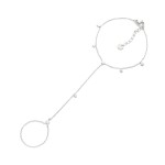 Wholesale chain Link Hand Chain Bracelet Star Details Stainless Steel D