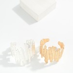 Wholesale metal Wood Cuff Bracelet D