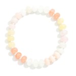 Wholesale candy Stone Beaded Stretch Bracelet D