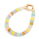 Wholesale beaded Stretch Bracelet Candy Beads Lobster Clasp D