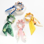 Wholesale metal Clover Woven Bandana Bracelet D