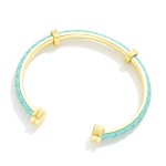 Wholesale braided Leather Bangle Cuff Bracelet D