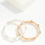 Wholesale hammered Metal Bangle Stretch Bracelet Plus Crosses D