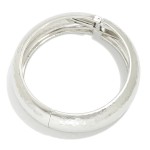 Wholesale hammered Metal Hinged Bangle Bracelet D