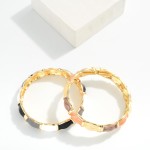 Wholesale marbled Enamel Bangle Hinged Bracelet D