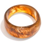 Wholesale marbled Acetate Bangle Bracelet D