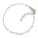 Wholesale magnetic Paperclip Chain Link Bracelet Gold Dipped D Extender L