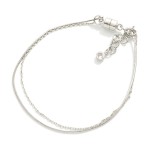 Wholesale magnetic Layered Chain Link Bracelet Gold Dipped D Extender L