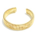 Wholesale do Everything Love Metal Tubogas Cuff Bracelet Gold Dipped D