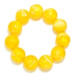 Marbled Acetate Beaded Stretch Bracelets 

- Approximately 3" D
