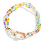 Wholesale set Three Faceted Beads Pearls D