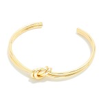 Wholesale metal Cuff Bracelet Knot Detail D
