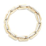 Wholesale metal Paperclip Chain Link Bracelet D