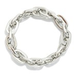 Wholesale chunky Metal Paperclip Chain Link Bracelet D