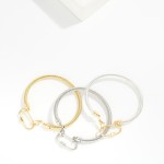 Wholesale metal Twisted Bangle Bracelet Hinged Opening D