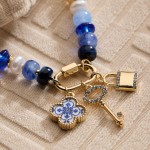 Wholesale beaded Bracelet Key Clover Lock Charms D