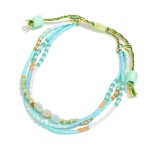 Wholesale adjustable Multi Colored Friendship Bracelet Beads Adjustable One Fits