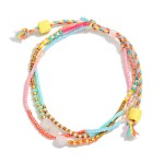 Wholesale adjustable Multi Colored Friendship Bracelet Beads Adjustable One Fits
