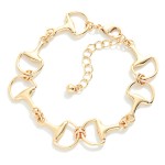 Wholesale metal Chain Link Hosebit Bracelet D Extender L