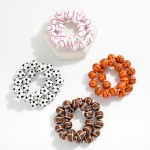 Wholesale set Two Sports Ball Beaded Stretch Bracelets D