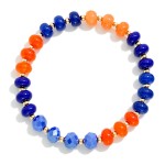 Wholesale beaded Game Day Stretch Bracelet D