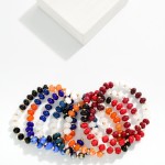Wholesale beaded Game Day Stretch Bracelet D