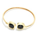 Wholesale metal Cuff Bracelet Glass Crystal Edges D