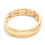 Wholesale hammered Metal Bangle Stretch Bracelet D