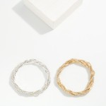 Wholesale set Five Twisted Rhinestone Bracelets D