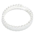 Wholesale cubic Zirconia Wrap Bangle Bracelet D