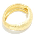 Wholesale hammered Hinged Bangle Bracelet domed band all hand hammered hinged cl