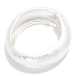 Wholesale hammered Hinged Bangle Bracelet domed band all hand hammered hinged cl