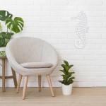 Wholesale seahorse Metal Wall Art Gauge Powder Steel Weather Proof Made USA Stra