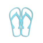 Wholesale flip Flop Metal Wall Art Gauge Powder Steel Weather Proof Made USA Str