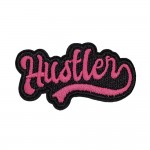 Wholesale embroidered Hustler Patch L Iron Sew Application