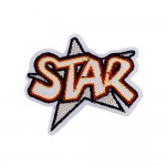 Wholesale embroidered STAR Patch L Iron Sew Application