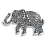 Wholesale enamel Elephant Brooch Pin L Magnetic Pin