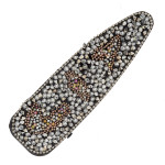 Wholesale leopard print rhinestone hair clip