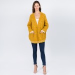 Wholesale do everything Love Brand Varsity Confetti Knit Cardigan Pockets One fi