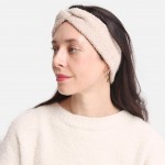 Wholesale super Soft Fuzzy Knit Headwraps Assorted Pack Assorted Colors Colors P
