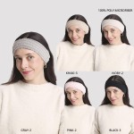 Wholesale super Soft Fuzzy Knit Headwraps Assorted Pack Assorted Colors Colors P