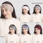 Wholesale super Soft Fuzzy Knit Headwraps Assorted Pack Assorted Colors Colors P